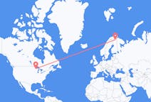 Flights from Ironwood, the United States to Ivalo, Finland