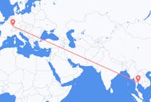 Flyreiser fra Bangkok, Thailand til Strasbourg, Frankrike