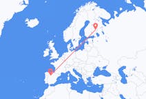 Flights from Valladolid, Spain to Joensuu, Finland