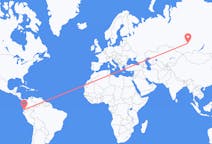 Flights from Guayaquil, Ecuador to Krasnoyarsk, Russia