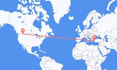 美国出发地 卡利斯佩尔飞往美国飞往伊兹密尔的航班