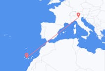Flyrejser fra Tenerife, Spanien til Verona, Italien