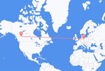 Flyreiser fra Dawson Creek, Canada til Berlin, Tyskland