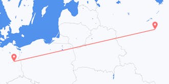 항공편 ~에서 독일 에게 러시아