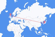 Flyreiser fra Osaka, Japan til Edinburgh, Skottland