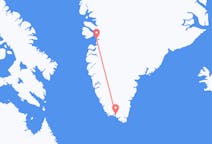 Vluchten van Ilulissat, Groenland naar Narsaq, Groenland