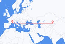 Flights from Bishkek, Kyrgyzstan to Marseille, France