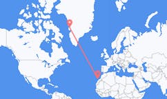 Flights from Lanzarote, Spain to Qaarsut, Greenland