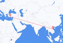 Loty z Đồng Hới, Wietnam do Antalyi, Turcja