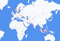Flyreiser fra Surabaya, Indonesia til Kristiansand, Norge