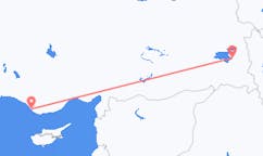 Flyreiser fra Van, Tyrkia til Gazipaşa, Tyrkia