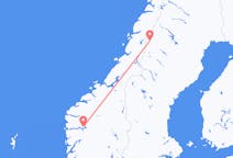 Flights from Hemavan, Sweden to Sogndal, Norway