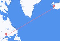 Flyreiser fra Sept-Îles, til Reykjavík