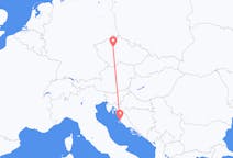 Flights from Zadar in Croatia to Prague in Czechia