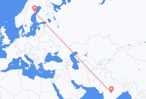 Flights from Nagpur, India to Umeå, Sweden