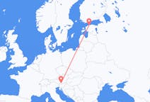 Flüge von Klagenfurt am Wörthersee, Österreich nach Tallinn, Estland