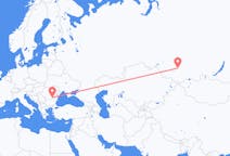 Flights from Bucharest, Romania to Novokuznetsk, Russia