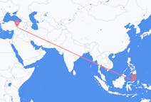 Flüge von Manado, Indonesien nach Malatya, die Türkei