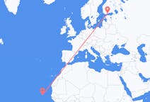 Flights from Praia, Cape Verde to Helsinki, Finland