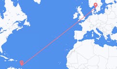 Flyreiser fra Saint Vincent, St. Vincent og Grenadinene til Göteborg, Sverige