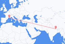 Flights from Kathmandu, Nepal to Marseille, France