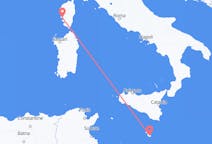 Flyrejser fra Ajaccio til Malta