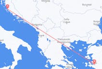 Flights from Izmir to Zadar