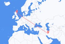 出发地 伊朗出发地 伊斯法罕前往苏格兰的阿伯丁的航班