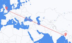Flights from Bagan, Myanmar (Burma) to Kirmington, the United Kingdom