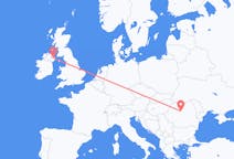 Flyrejser fra Târgu Mureș, Rumænien til Belfast, Nordirland