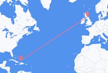 Flights from Providenciales to Edinburgh