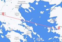 ギリシャのヨアニナからから、トルコのイズミルまでのフライト