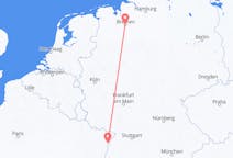 Flug frá Strassborg, Frakklandi til Bremen, Þýskalandi