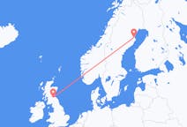 Voli da Skellefteå, Svezia a Edimburgo, Scozia
