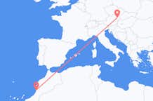 Flyg från Agadir till Vienna