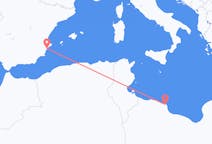 Flyg från Misurata, Libyen till Alicante, Spanien