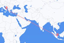 Flyreiser fra Pangkal Pinang, til Bari