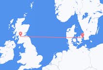 Flyreiser fra Glasgow, til København