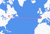 Flyreiser fra Montreal, Canada til Biarritz, Frankrike