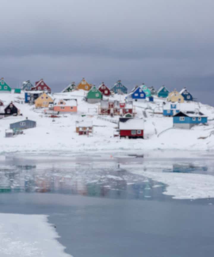 Vuelos de Kangerlussuaq, Groenlandia a Aasiaat, Groenlandia