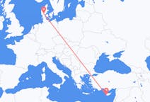 Flyreiser fra Páfos, Kypros til Billund, Danmark