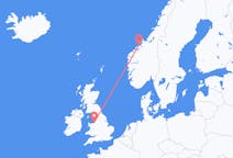 Flights from Kristiansund, Norway to Liverpool, the United Kingdom