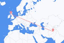 Flyrejser fra Kabul, Afghanistan til Glasgow, Skotland