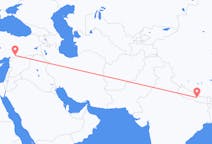 出发地 尼泊尔加德滿都目的地 土耳其加濟安泰普的航班