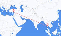 Flights from Hua Hin District, Thailand to Adana, Turkey