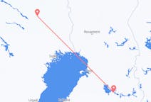 Vluchten van Gällivare, Zweden naar Kajaani, Finland