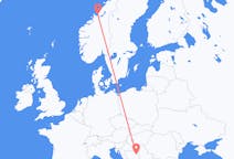 เที่ยวบิน จาก ทูซล่า, บอสเนียและเฮอร์เซโกวีนา ไปยัง Ørland, นอร์เวย์