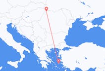 Fly fra Satu Mare til Ikaria