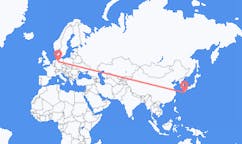 Flug frá Yakushima, Kagoshima, Japan til Hannover, Þýskalandi