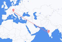 Flights from Hubli, India to Innsbruck, Austria